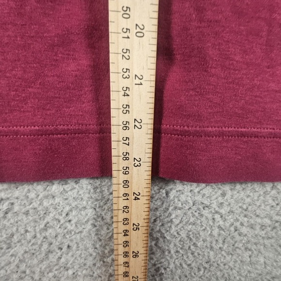 Peruvian Connection Top Womens S Burgundy Pima Cotton LS Designer Casual READ!!! - Picture 9 of 12